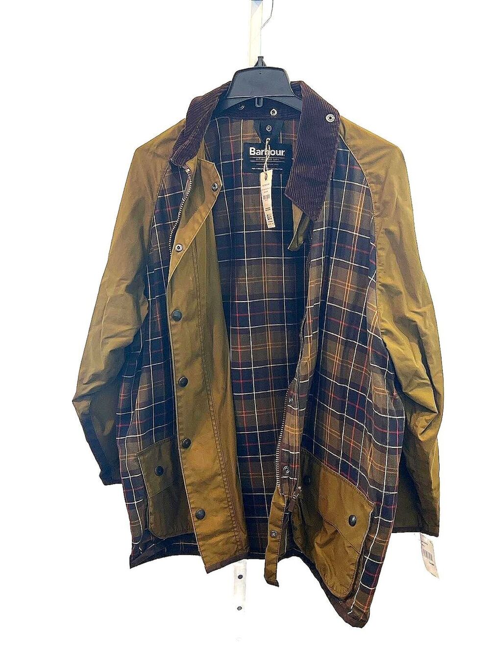 rare Barbour Re-loved Men's Beaufort Waxed Jacket